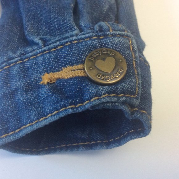 Baby Gap Denim Toddler Girls Jacket 6-12 mos - Picture 5 of 6